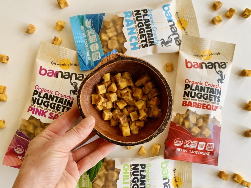 Barnana is a vegan snack food that uses upcycled bananas and plantains.